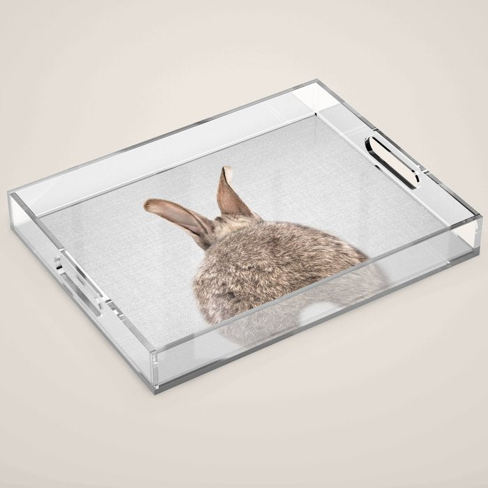 Rabbit Tail - Colorful Acrylic Tray Gallery Image 1