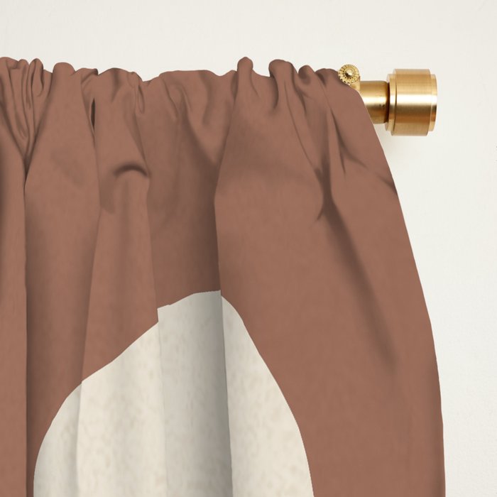 Mocha Movement 1 Window Curtain Gallery Image 2