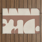 Mocha Movement 1 Outdoor Rug Gallery Image 1