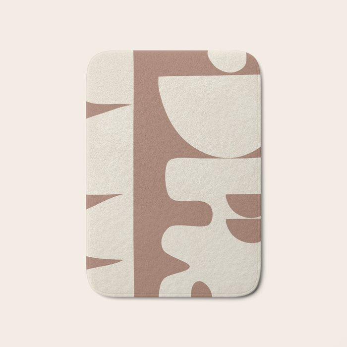 Mocha Movement 1 Bath Mat Gallery Image 1