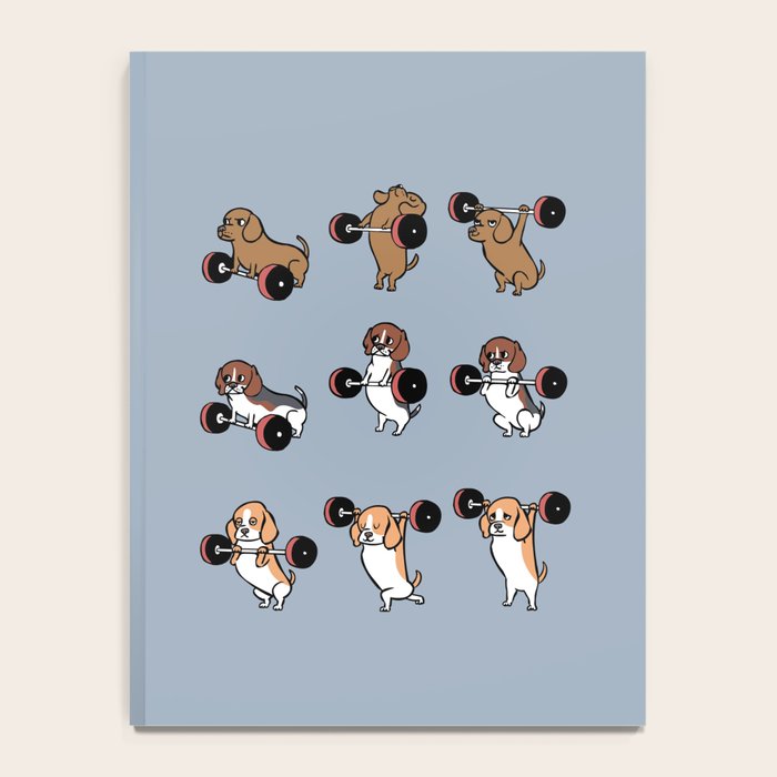 Olympic Lifting Beagles Notebook Gallery Image 4
