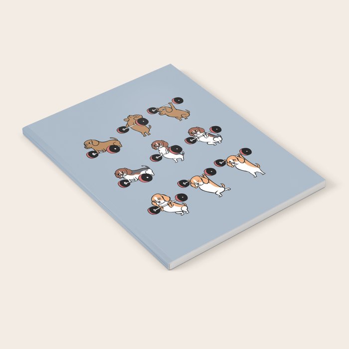 Olympic Lifting Beagles Notebook Gallery Image 1