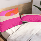 relations II -shapes minimal painting abstract Pillow Sham Gallery Image 2
