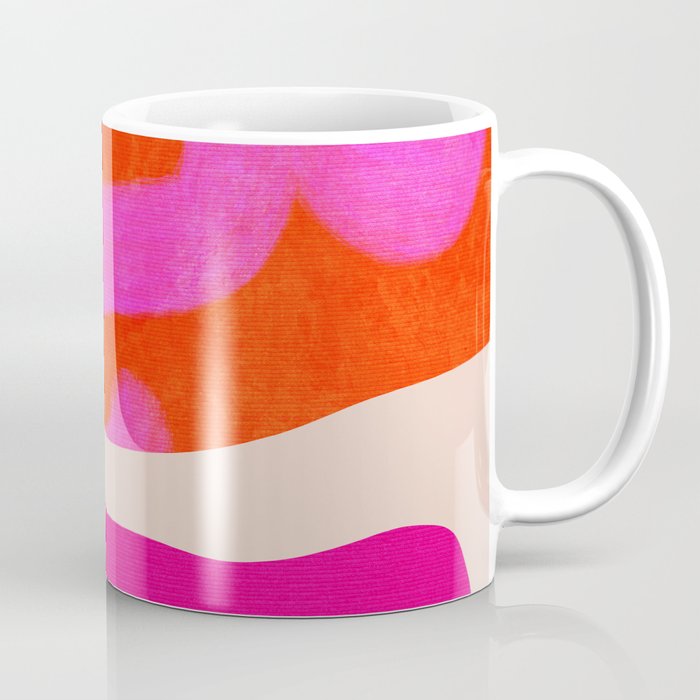relations II -shapes minimal painting abstract Coffee Mug Gallery Image 1