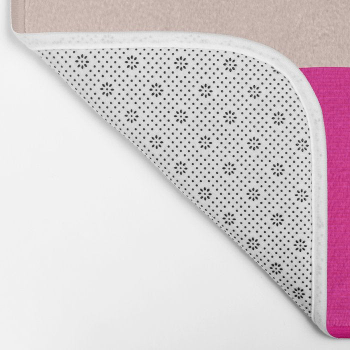 relations II -shapes minimal painting abstract Bath Mat Gallery Image 2