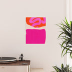 relations II -shapes minimal painting abstract Poster Gallery Image 2