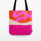 relations II -shapes minimal painting abstract Tote Bag Gallery Image 1