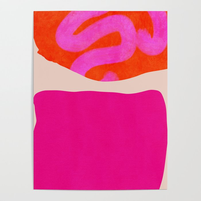relations II -shapes minimal painting abstract Poster Gallery Image 4