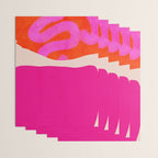 relations II -shapes minimal painting abstract Wrapping Paper Gallery Image 3
