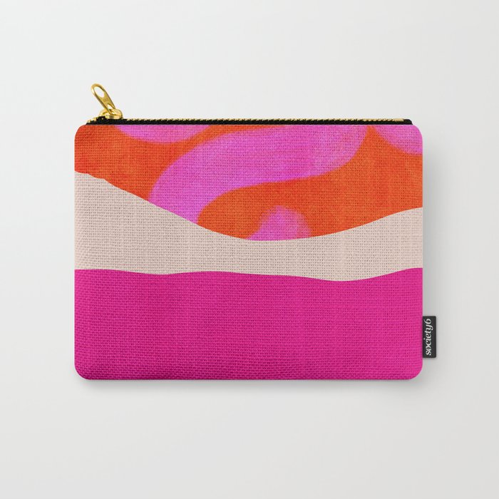 relations II -shapes minimal painting abstract Carry All Pouch Gallery Image 1