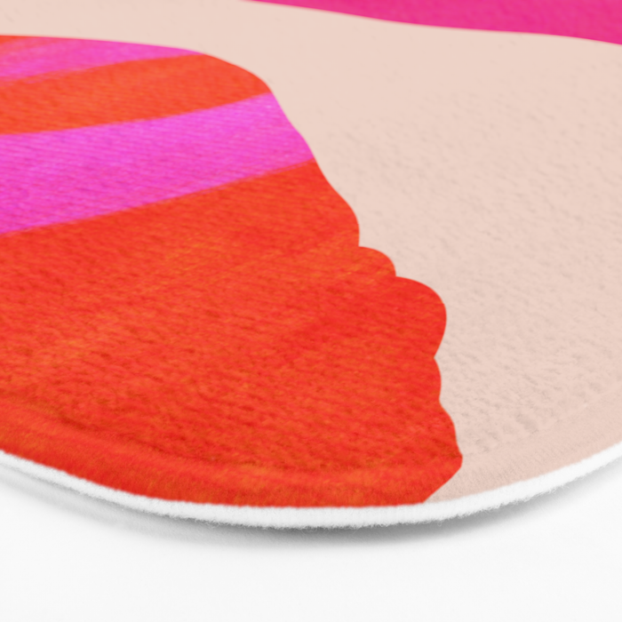 relations II -shapes minimal painting abstract Bath Mat Gallery Image 3
