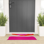 relations II -shapes minimal painting abstract Welcome Mat Gallery Image 3