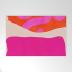relations II -shapes minimal painting abstract Welcome Mat Gallery Image 1