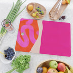 relations II -shapes minimal painting abstract Cutting Board Gallery Image 2