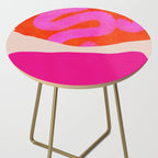 relations II -shapes minimal painting abstract Side Table Gallery Image 2