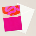 relations II -shapes minimal painting abstract Stationery Card Gallery Image 2