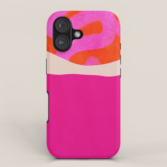 relations II -shapes minimal painting abstract iPhone Case Gallery Image 1