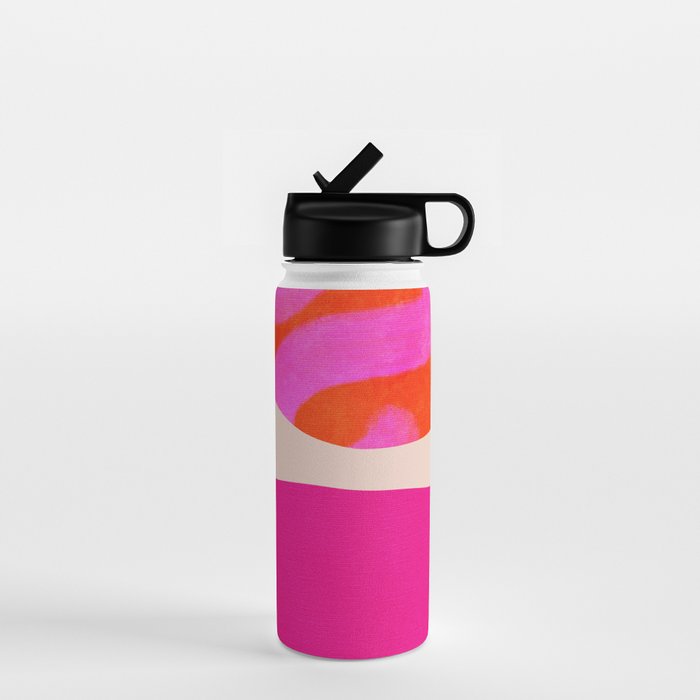 relations II -shapes minimal painting abstract Water Bottle Gallery Image 1
