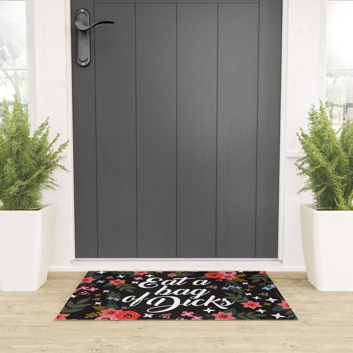 Eat A Bag Of Dicks, Funny Saying Welcome Mat Gallery Image 3