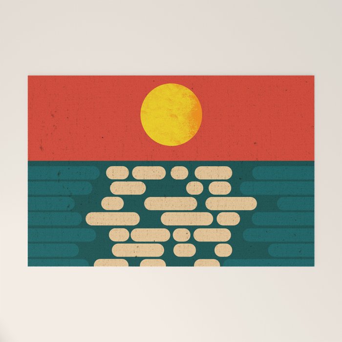 Sun Over The Sea - Afternoon Welcome Mat Gallery Image 1