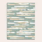 Colorful Stripes, Green and Beige, Abstract Art Notebook Gallery Image 4