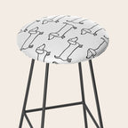 Dachshund in black-white Stool Gallery Image 2