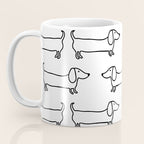 Dachshund in black-white Coffee Mug Gallery Image 3