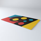 Mid Century Modern Geometric Abstract Rug Gallery Image 3
