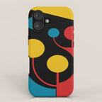 Mid Century Modern Geometric Abstract iPhone Case Gallery Image 1