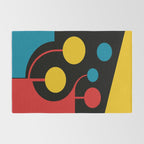 Mid Century Modern Geometric Abstract Rug Gallery Image 2