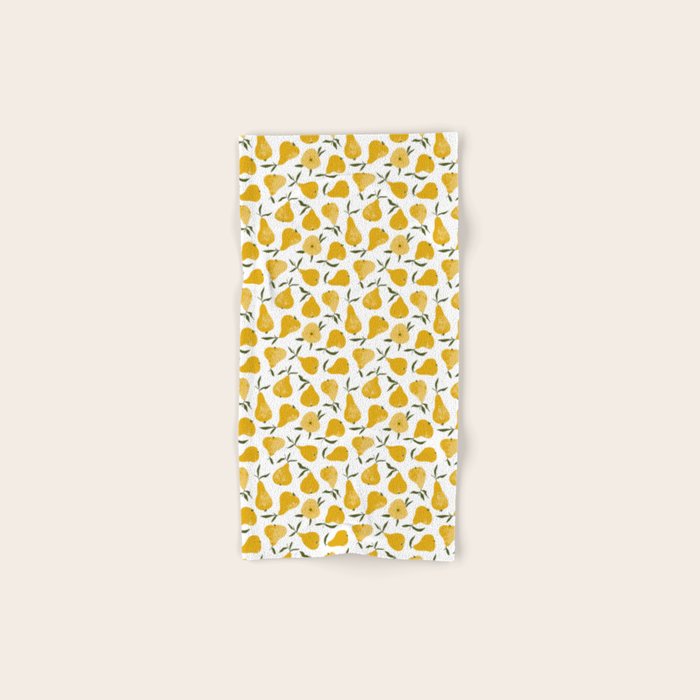 Yellow pear Bath Towel Gallery Image 1