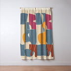 Organic Rhythms 4 Window Curtain Gallery Image 3