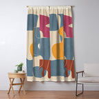 Organic Rhythms 4 Window Curtain Gallery Image 5