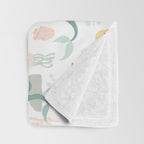 Mermaid Friends, Mermaid Art, Little Mermaids, Mermaid Decor, Nursery Throw Blanket Gallery Image 3