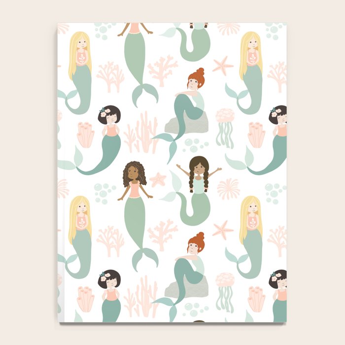 Mermaid Friends, Mermaid Art, Little Mermaids, Mermaid Decor, Nursery Notebook Gallery Image 4