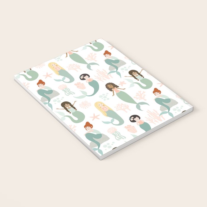 Mermaid Friends, Mermaid Art, Little Mermaids, Mermaid Decor, Nursery Notebook Gallery Image 3