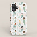 Mermaid Friends, Mermaid Art, Little Mermaids, Mermaid Decor, Nursery iPhone Case Gallery Image 1