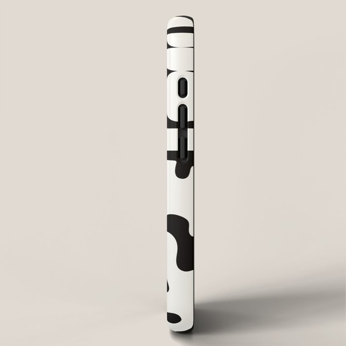 Abstract Black&White Cutouts iPhone Case Gallery Image 2