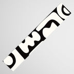 Abstract Black&White Cutouts Table Runner Gallery Image 3