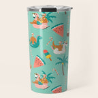 Hot Santa on vacation Travel Mug Gallery Image 1