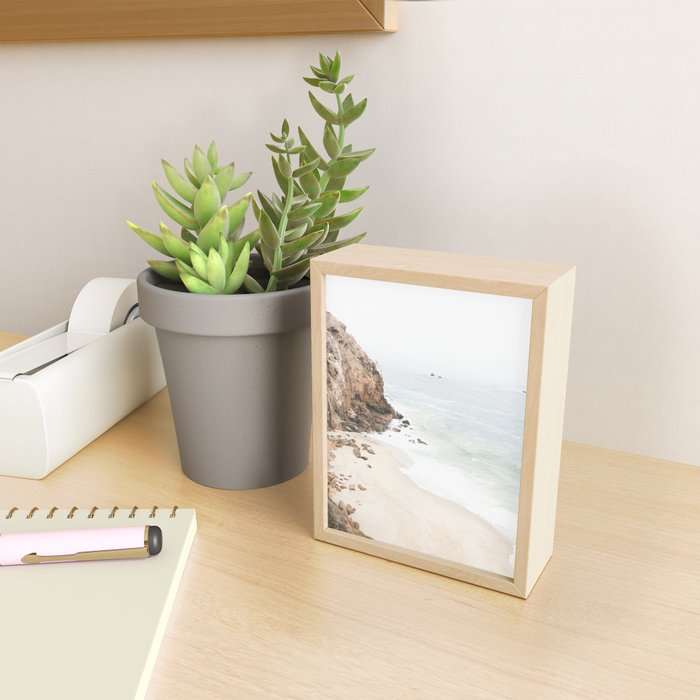 Malibu California Beach Mini Art Print Gallery Image 2