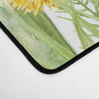 Yellow Scandinavian Wildflowers  Meadow  Desk Mat Gallery Image 4