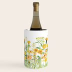 Yellow Scandinavian Wildflowers  Meadow  Wine Chiller Gallery Image 1