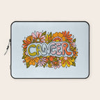 Cancer Flowers Laptop Sleeve Gallery Image 1