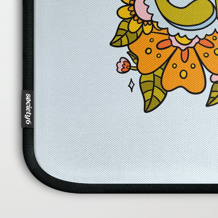 Cancer Flowers Laptop Sleeve Gallery Image 3
