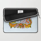Cancer Flowers Laptop Sleeve Gallery Image 2