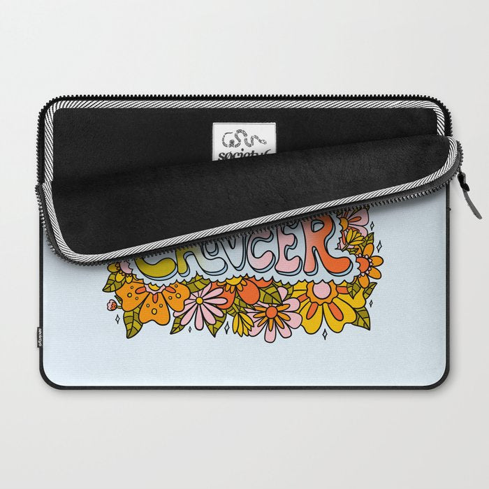 Cancer Flowers Laptop Sleeve Gallery Image 2
