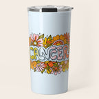 Cancer Flowers Travel Mug Gallery Image 1