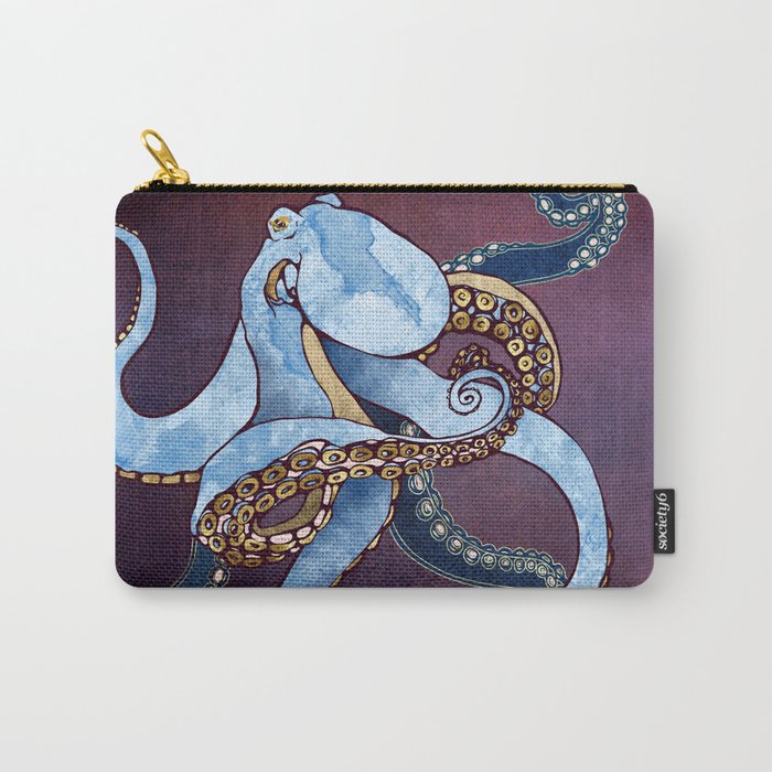 Metallic Octopus III Carry All Pouch Gallery Image 1