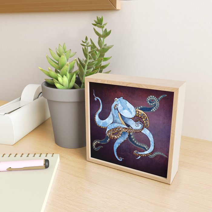 Metallic Octopus III Mini Art Print Gallery Image 2